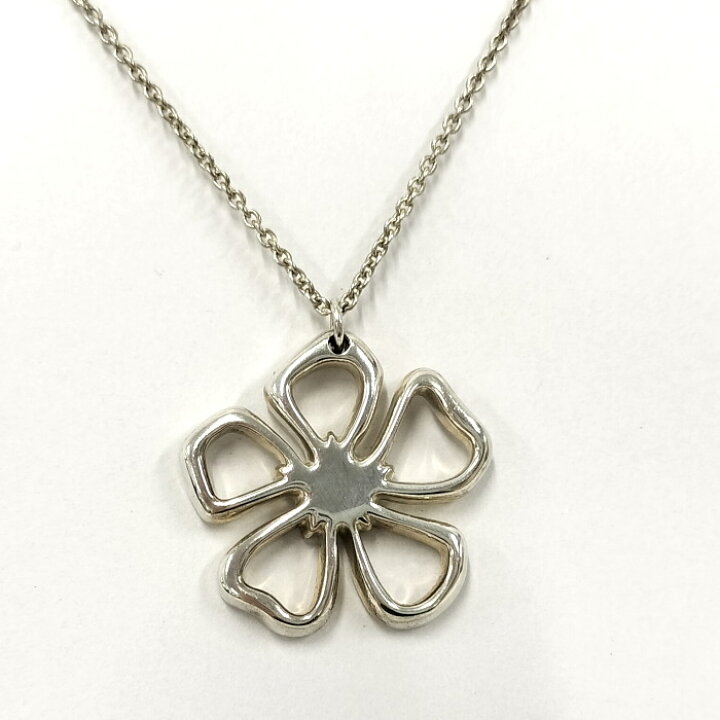 楽天市場】【中古】TIFFANY&Co. オープン フラワー ネックレス SV925 