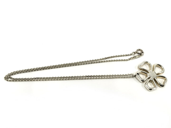 楽天市場】【中古】TIFFANY&Co. オープン フラワー ネックレス SV925 