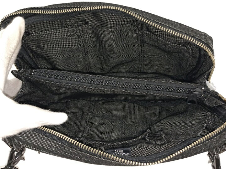 楽天市場】【中古】PORTER ショルダーバッグ キャンバス ダークグレー 
