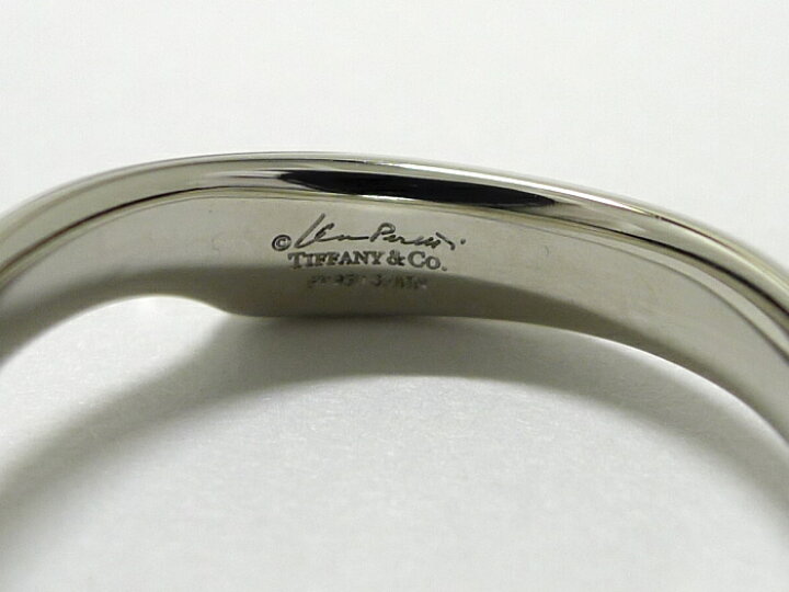 楽天市場】【中古】Tiffany＆Co. オープンハート バンドリング Pt950  
