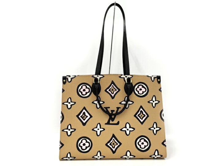 楽天市場】【中古】LOUIS VUITTON オンザゴーGM 2WAYバッグ モノグラム 