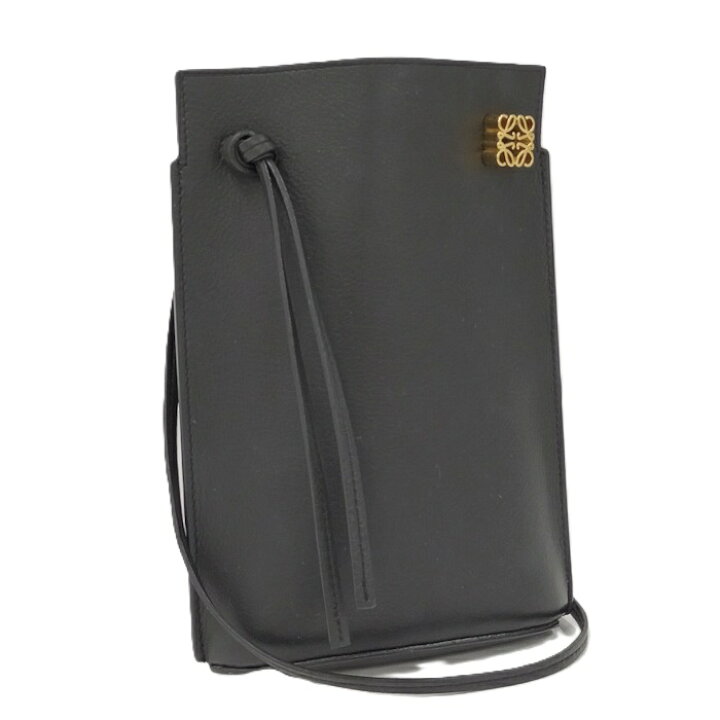 楽天市場】【中古】LOEWE ダイスポケット ショルダーバッグ レザー 
