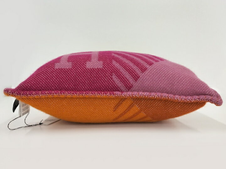 楽天市場】【中古】HERMES クッション Hディ アゴナル カシミヤ ピンク  