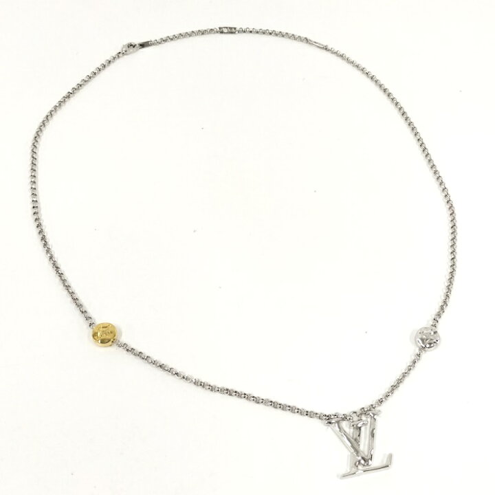 楽天市場】【中古】LOUIS VUITTON カーヴド モノグラム ネックレス 
