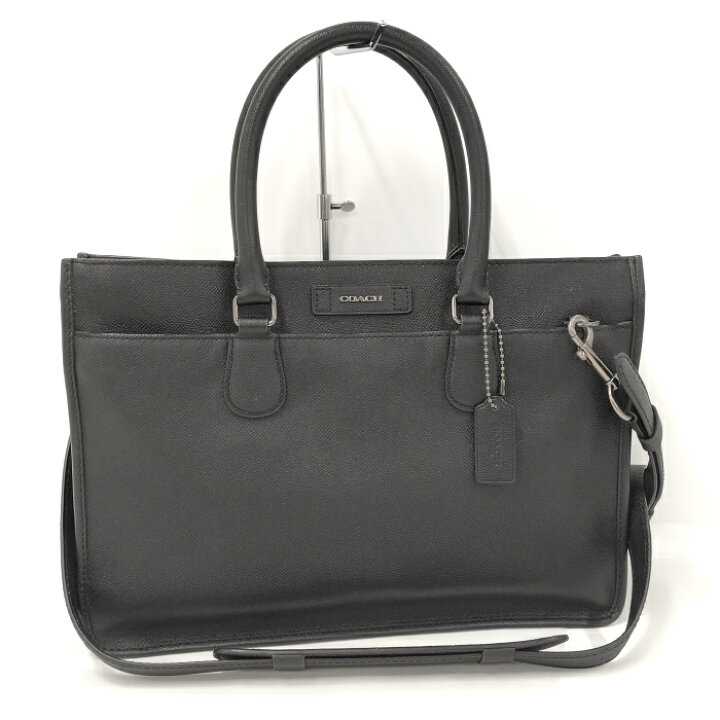楽天市場】【中古】COACH 2WAY ショルダーバッグ ロゴ レザー ブラック 