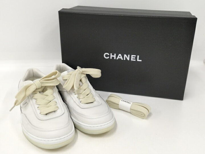 楽天市場】【中古】CHANEL スニーカー ココマーク ロゴ レディース 