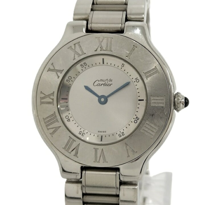 楽天市場】【中古】Cartier マスト21 ヴァンティアン ボーイズ 腕時計  
