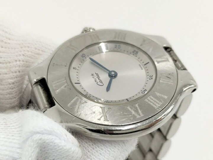 楽天市場】【中古】Cartier マスト21 ヴァンティアン ボーイズ 腕時計 