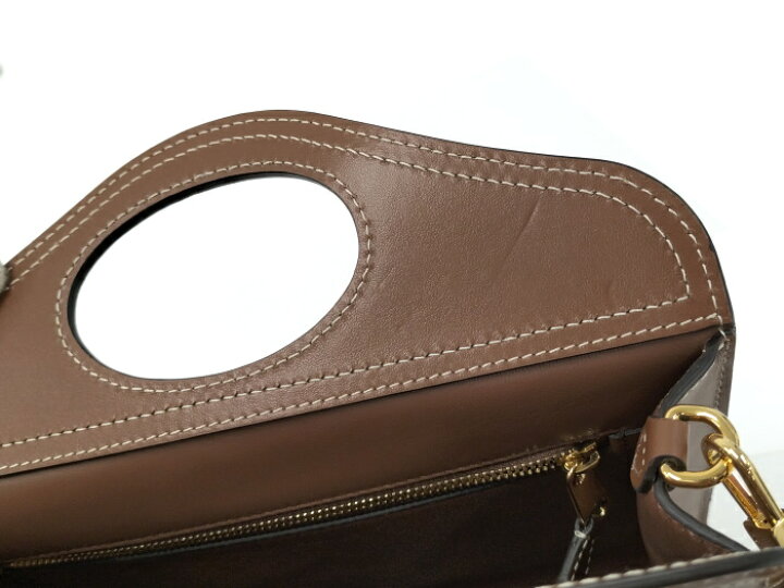 楽天市場】【中古】BURBERRY ショルダーバッグ レザー ブラウン 