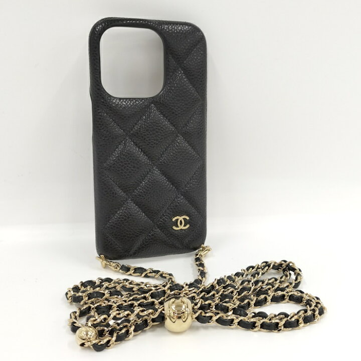 楽天市場】【中古】CHANEL マトラッセ iPhone14 Pro スマホケース 