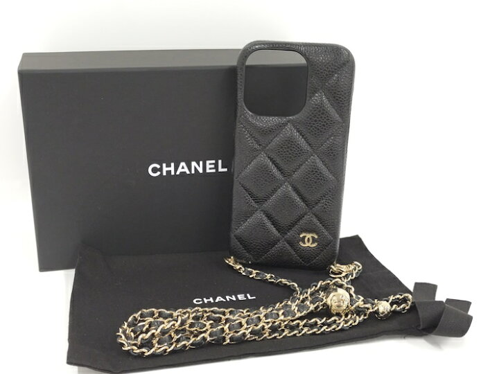 楽天市場】【中古】CHANEL マトラッセ iPhone14 Pro スマホケース 