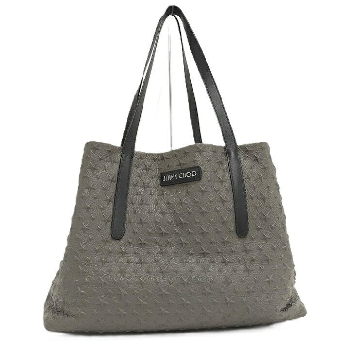 楽天市場】【中古】JIMMY CHOO トートバッグ スター エンボスレザー 