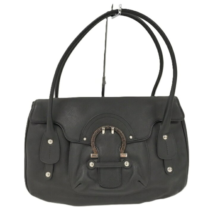楽天市場】【中古】Salvatore Ferragamo ハンドバッグ レザー ブラック  