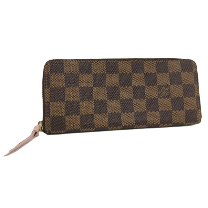 楽天市場】【中古】LOUIS VUITTON ラウンドファスナー長財布 ダミエ  