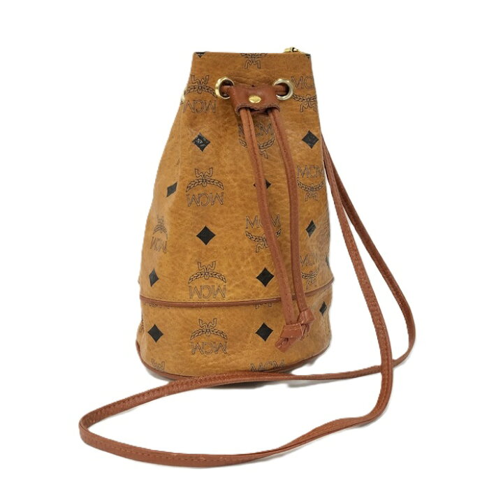 楽天市場】【中古】MCM ショルダーバッグ 巾着 ヴィセトス ロゴグラム 