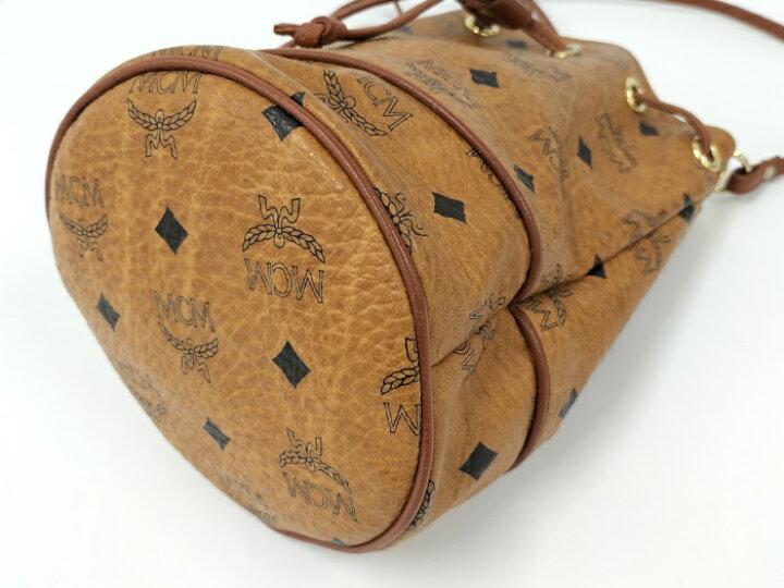 楽天市場】【中古】MCM ショルダーバッグ 巾着 ヴィセトス ロゴグラム 
