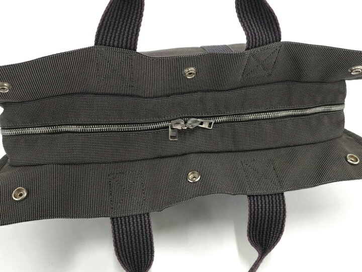 楽天市場】【中古】HERMES トートバッグ エールライン トートMM グレー 