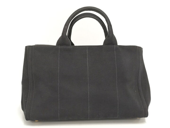 楽天市場】【中古】PRADA カナパ 2way トートバッグ キャンバス 