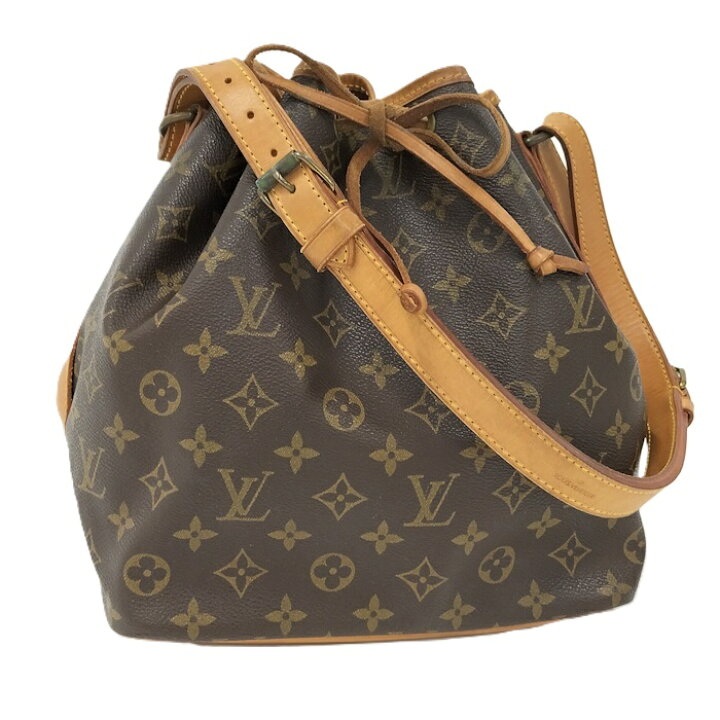 楽天市場】【中古】LOUIS VUITTON プチノエ ショルダーバッグ 巾着型 