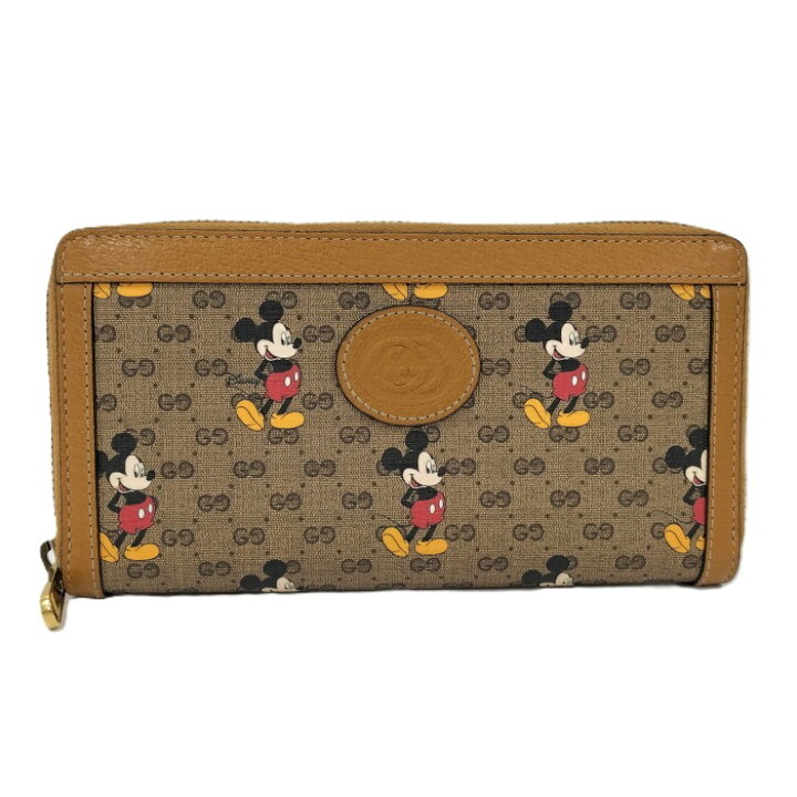 楽天市場】【中古】GUCCI ラウンドファスナー長財布 ディズニーコラボ 