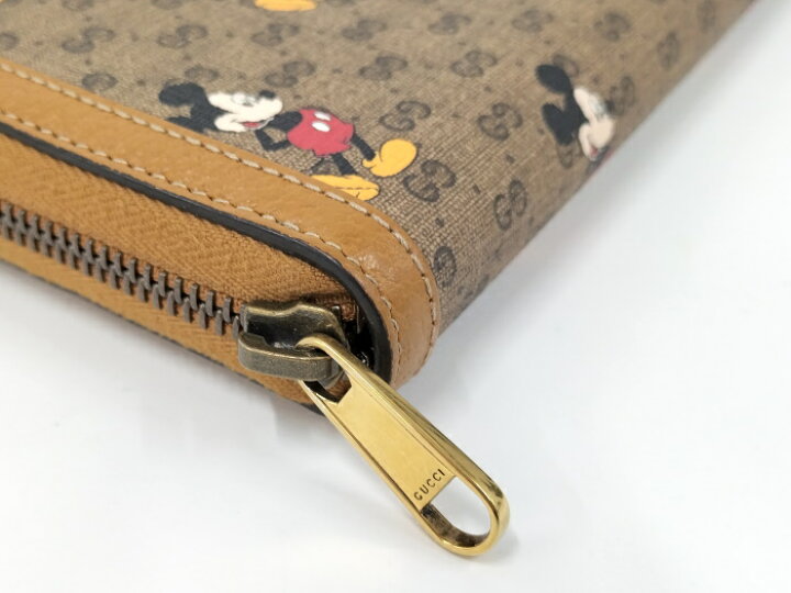 楽天市場】【中古】GUCCI ラウンドファスナー長財布 ディズニーコラボ 