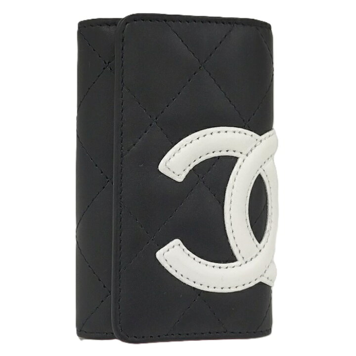 楽天市場】【中古】CHANEL 6連キーケース カンボンライン ブラック 