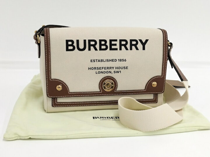 楽天市場】【中古】BURBERRY ショルダーバッグ ホースフェリープリント  