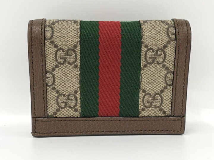 楽天市場】【中古】GUCCI 二つ折り財布 オフィディア コンパクト  