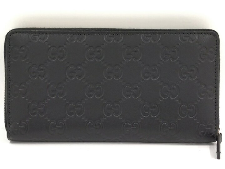 楽天市場】【中古】GUCCI ラウンドファスナー長財布 グッチシマ レザー