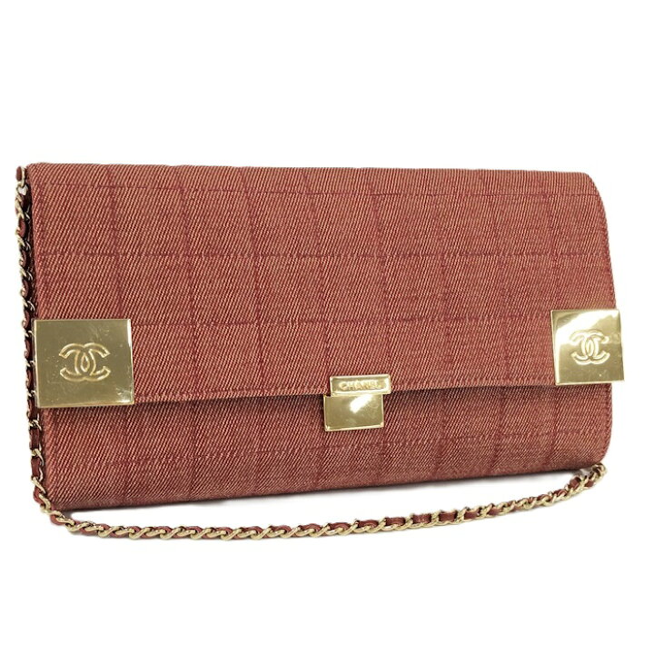 楽天市場】【中古】CHANEL チョコバー チェーンショルダーバッグ 