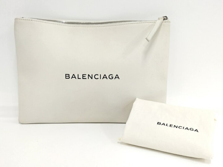 楽天市場】【中古】BALENCIAGA ショッピングクリップM クラッチバッグ  