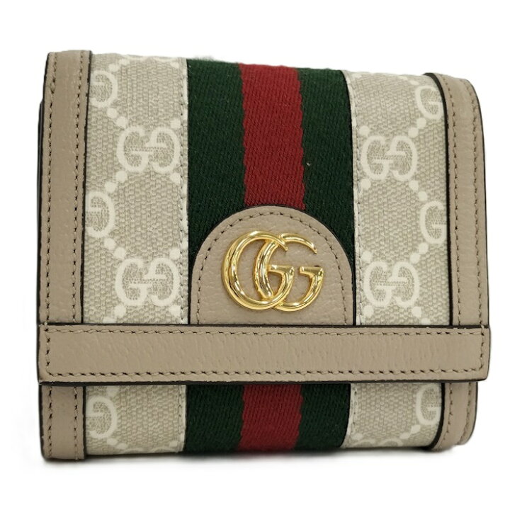 楽天市場】【中古】GUCCI オフィディア GGウォレット GGスプリーム 二  