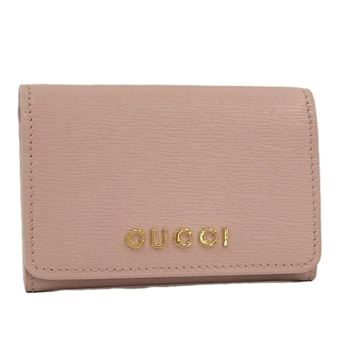 楽天市場】【中古】GUCCI カードケース 名刺入れ レザー ピンク 790101 