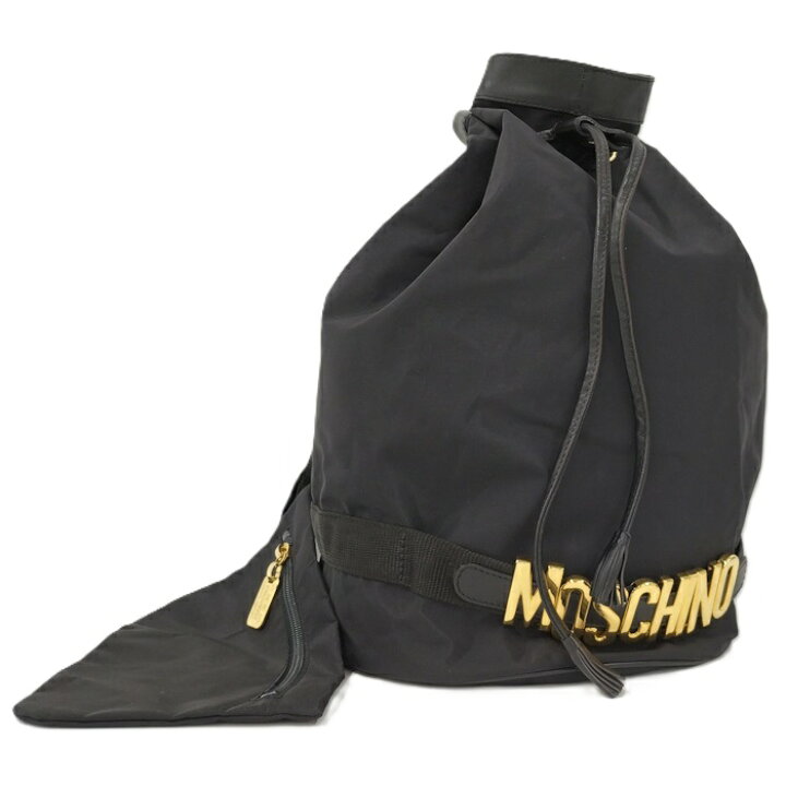 楽天市場】【中古】MOSCHINO 巾着型 ショルダーバッグ ポーチ付き 