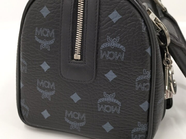 楽天市場】【中古】MCM ミニボストンバッグ ヴィセトス ブラック 