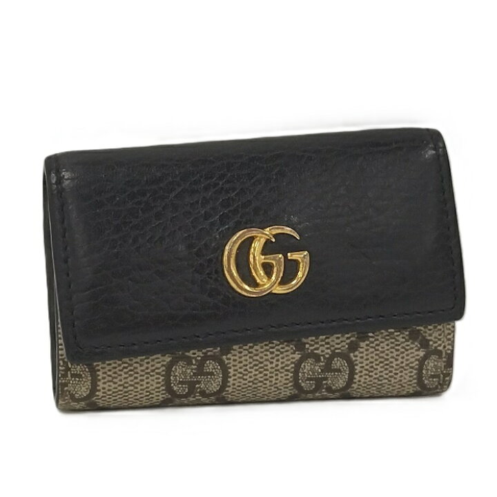 楽天市場】【中古】GUCCI 6連 キーケース レザー GGスプリーム 456118  