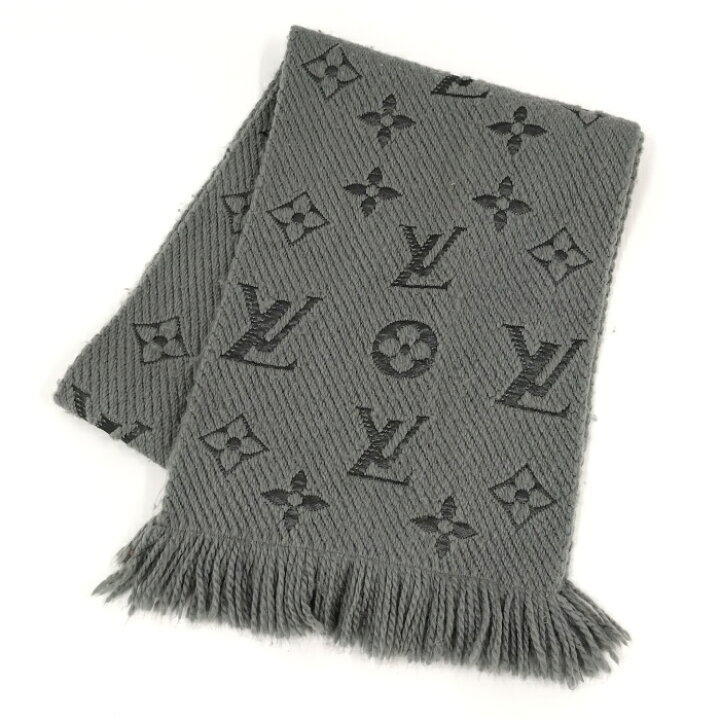 楽天市場】【中古】LOUIS VUITTON エシャルプ ロゴマニア マフラー 
