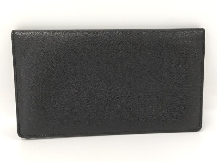 楽天市場】【中古】CHANEL 二つ折り長財布 ココマーク レザー ブラック  