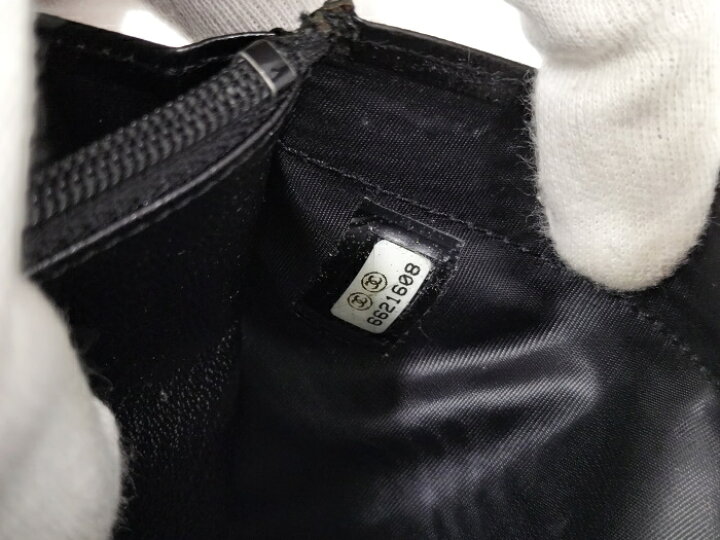 楽天市場】【中古】CHANEL 二つ折り長財布 ココマーク レザー ブラック  