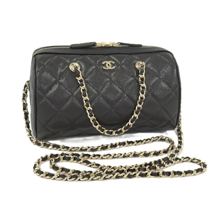 楽天市場】【中古】CHANEL 2WAYハンドバッグ マトラッセ キャビア 