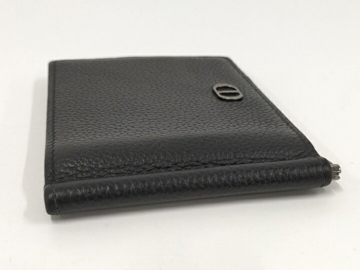 楽天市場】【中古】Christian Dior 二つ折りマネークリップ レザー  