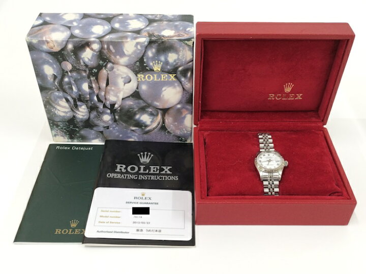 楽天市場】【中古】ROLEX デイトジャスト 自動巻き SS ホワイトローマ  