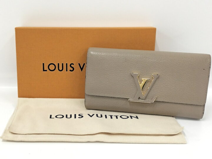 楽天市場】【中古】LOUIS VUITTON ポルトフォイユ カプシーヌ 長財布 