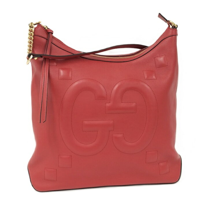 楽天市場】【中古】GUCCI ワンショルダーバッグ GGエンボス レザー 