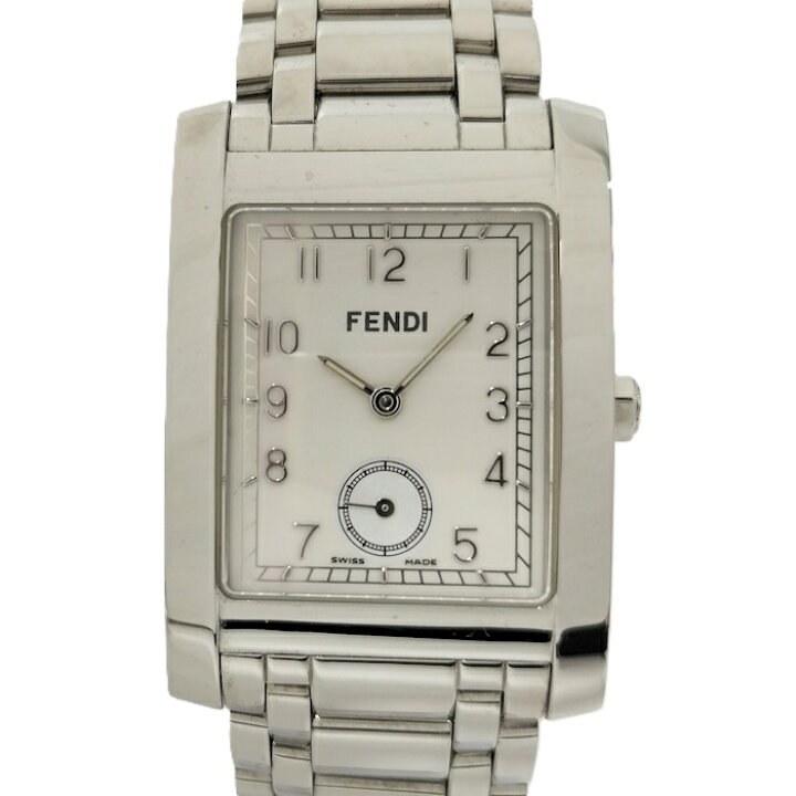 楽天市場】【中古】FENDI 腕時計 オロロジ クオーツ SS ホワイト文字盤 