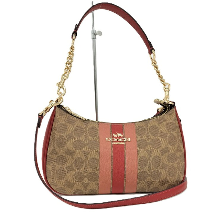 楽天市場】【中古】COACH 2WAYショルダーバッグ シグネチャー 