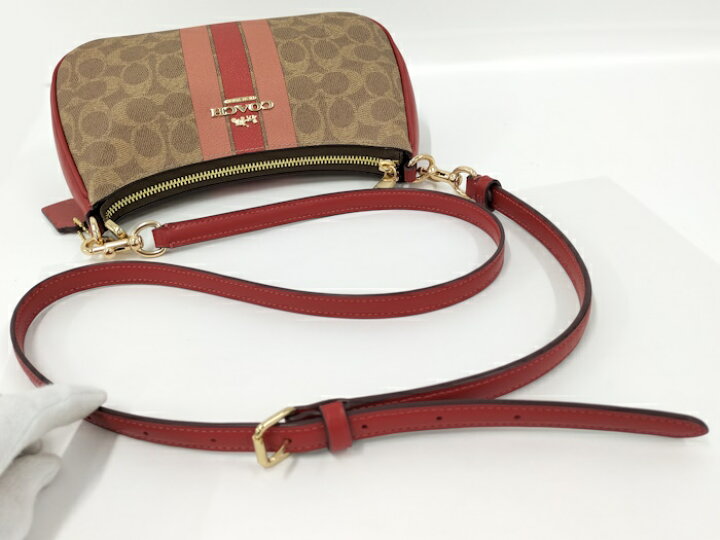 楽天市場】【中古】COACH 2WAYショルダーバッグ シグネチャー 