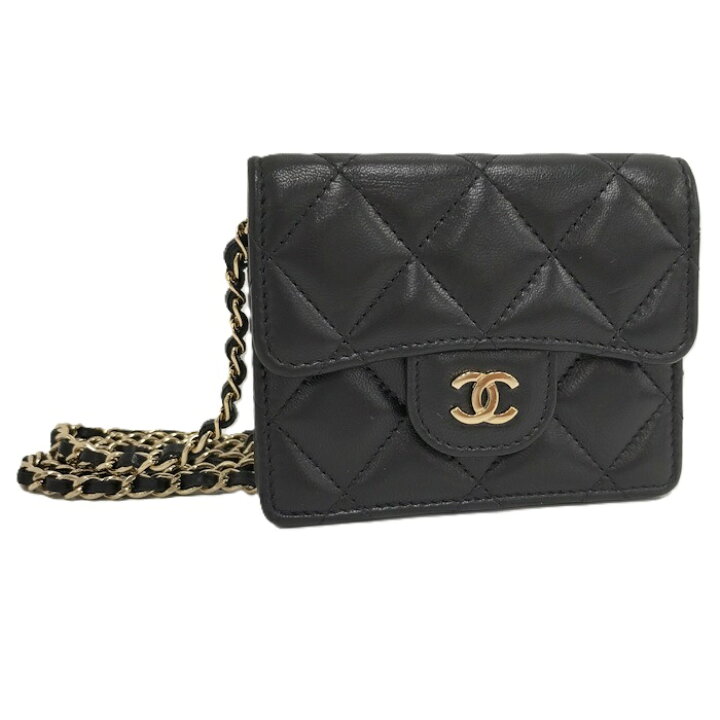 楽天市場】【中古】CHANEL クラシックフラップカードケース マトラッセ  