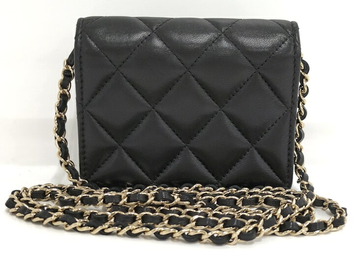 楽天市場】【中古】CHANEL クラシックフラップカードケース マトラッセ  