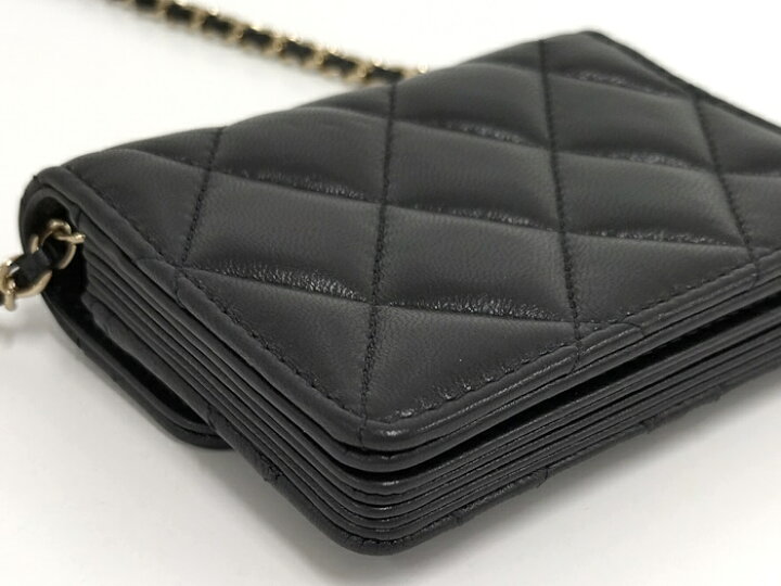 楽天市場】【中古】CHANEL クラシックフラップカードケース マトラッセ  
